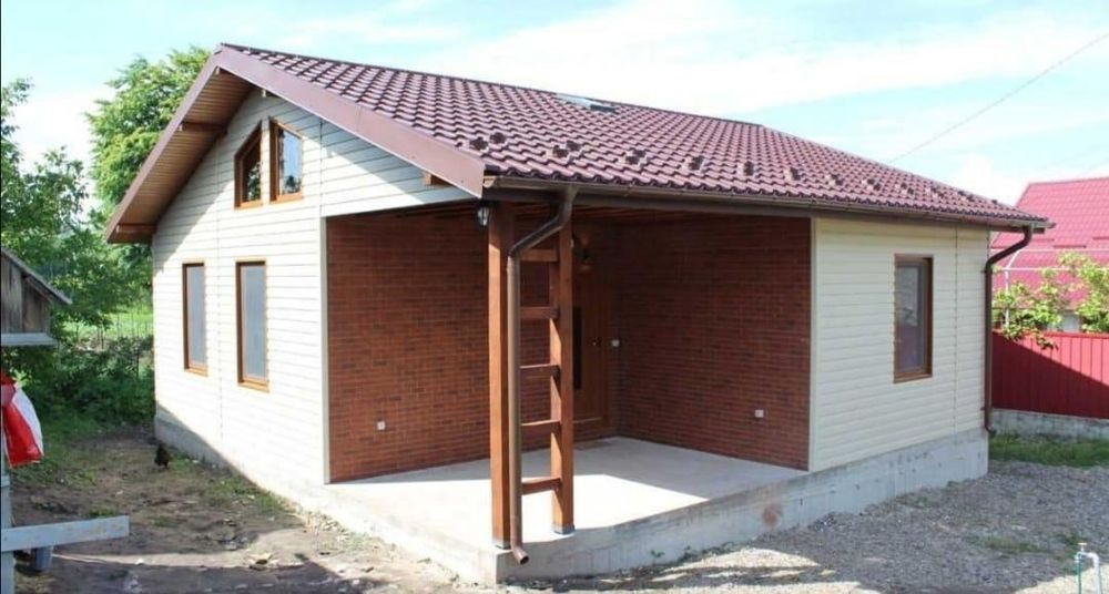 Case pe structură metalică