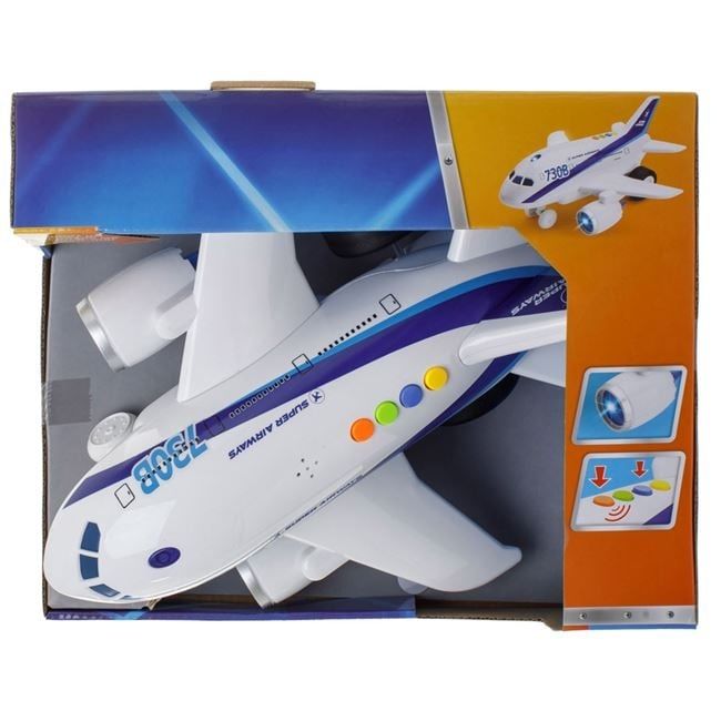 Детски самолет със звук и светлини/самолет за игра
