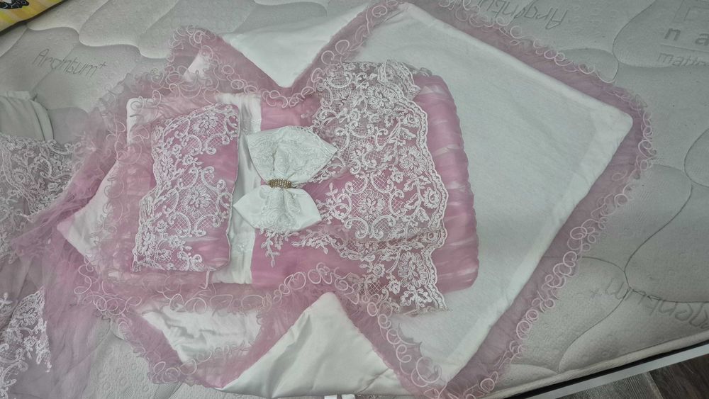 Пелена за бебе за изписване за момиче