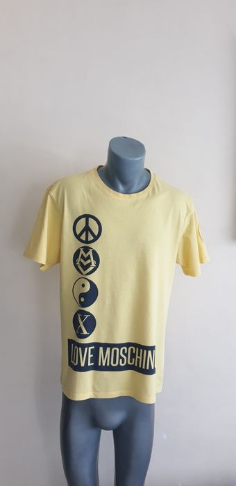 LOVE MOSCHINO Cotton Made in Italy Mens Size L ОРИГИНАЛ! Мъжка Тениска