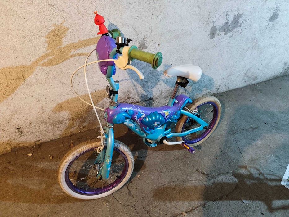 Детско колело за момичета - размер на колелата 16инча