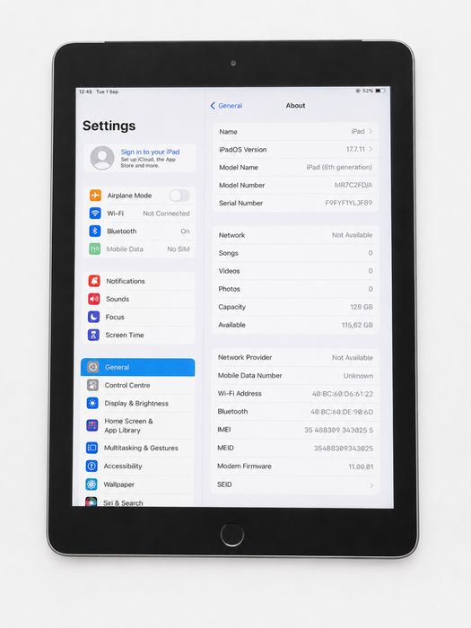 iPad 6 128GB LTE / Cellular A1954 | 81 cicluri | Stare impecabilă