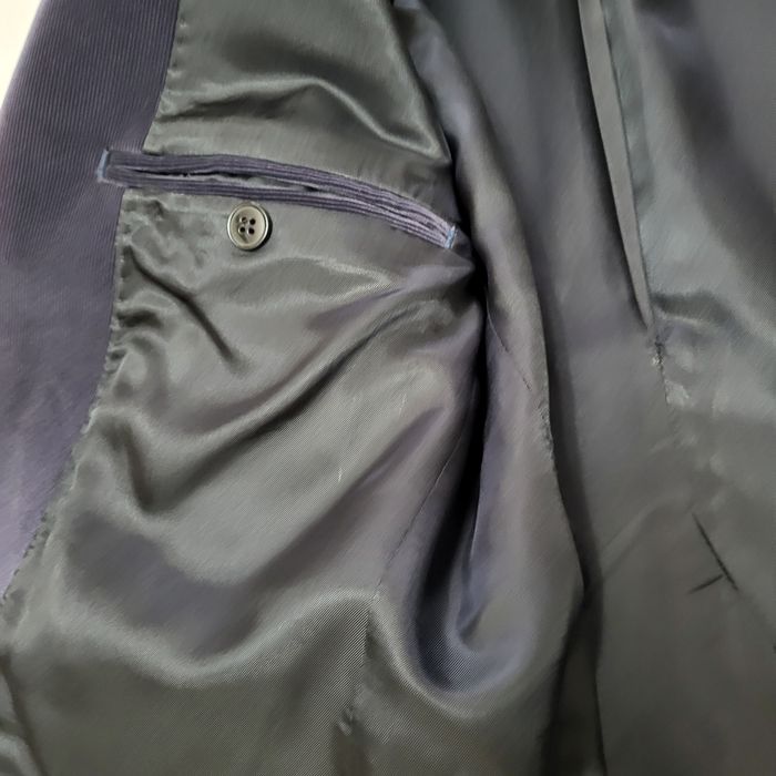 Sacou nou catifea bărbați mărime 46 blue/petrol