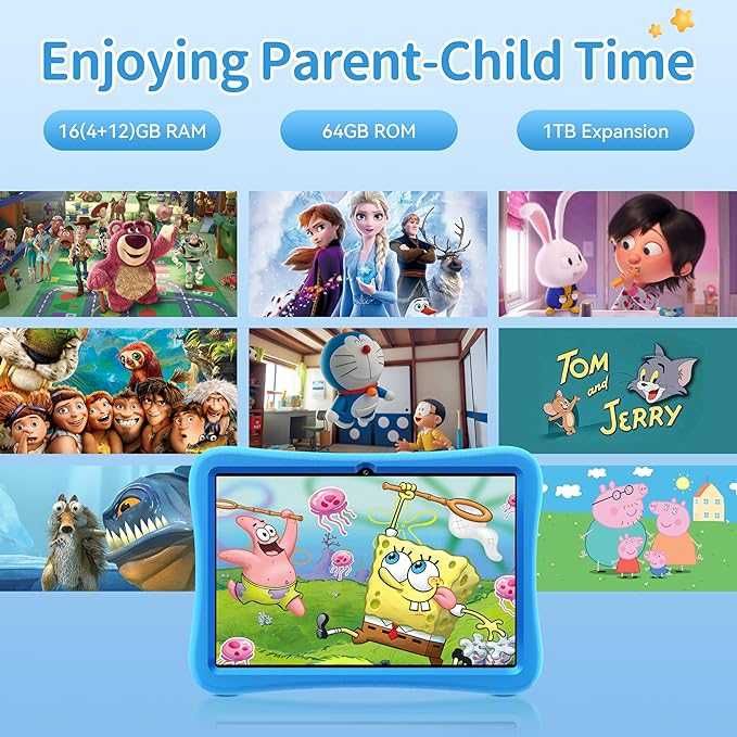 Oukitel OT6 Kids 4GB+12GB RAM 64GB ROM, 10.1 инчов, WiFi Детски таблет