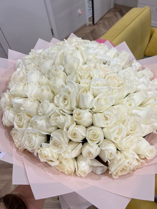 Цветы 101 роза Сегодняшний