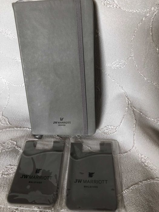 Джобен тефтер бележник от естествена кожа A7 + подарък картодържатели