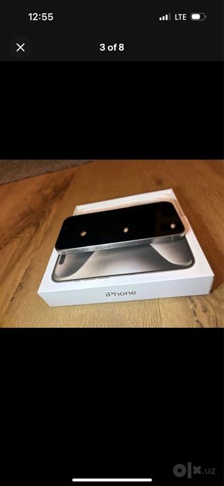 iPhone 15 pro natural titanium