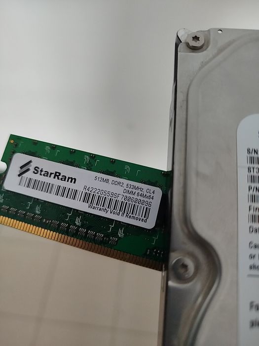 Қатты диск, жедел жад