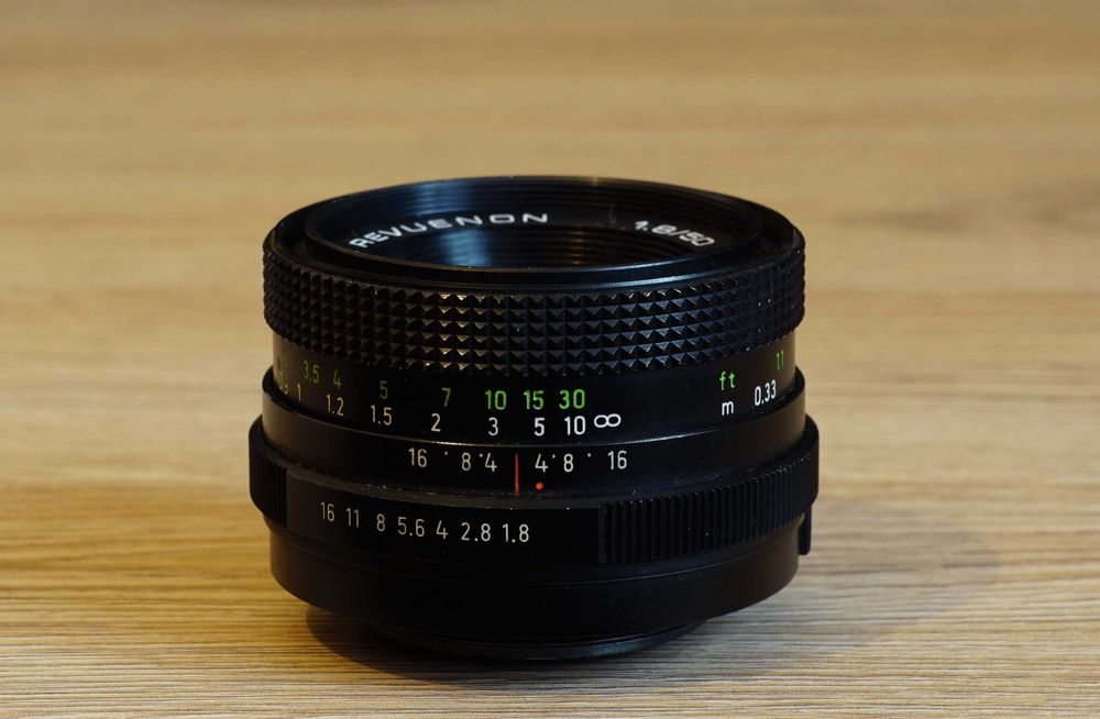 Obiectiv foto manual Auto Revuenon 50mm F/1.8 - montura M42