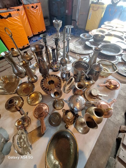 Голям лот Месингови и Медни съдове