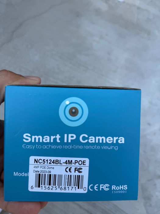 КУПОЛНА POE камера 4MP, 2K – звук, метален корпус,