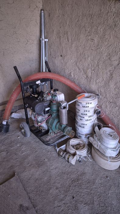 Высоконапорный мотопомпа, спринклер