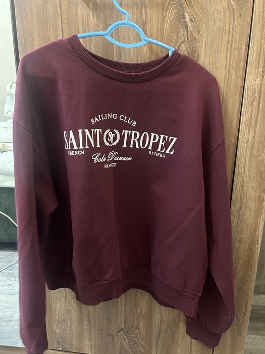 Свитшот бордовый