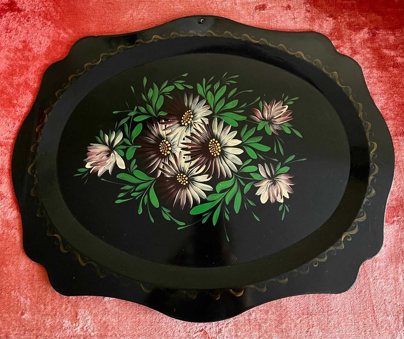 Поднос Жостовский с росписью