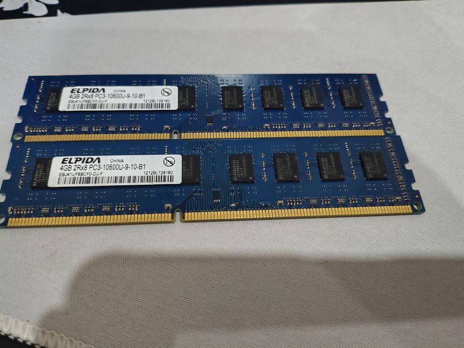 Продам озу ddr3 4+4 gb 8gb