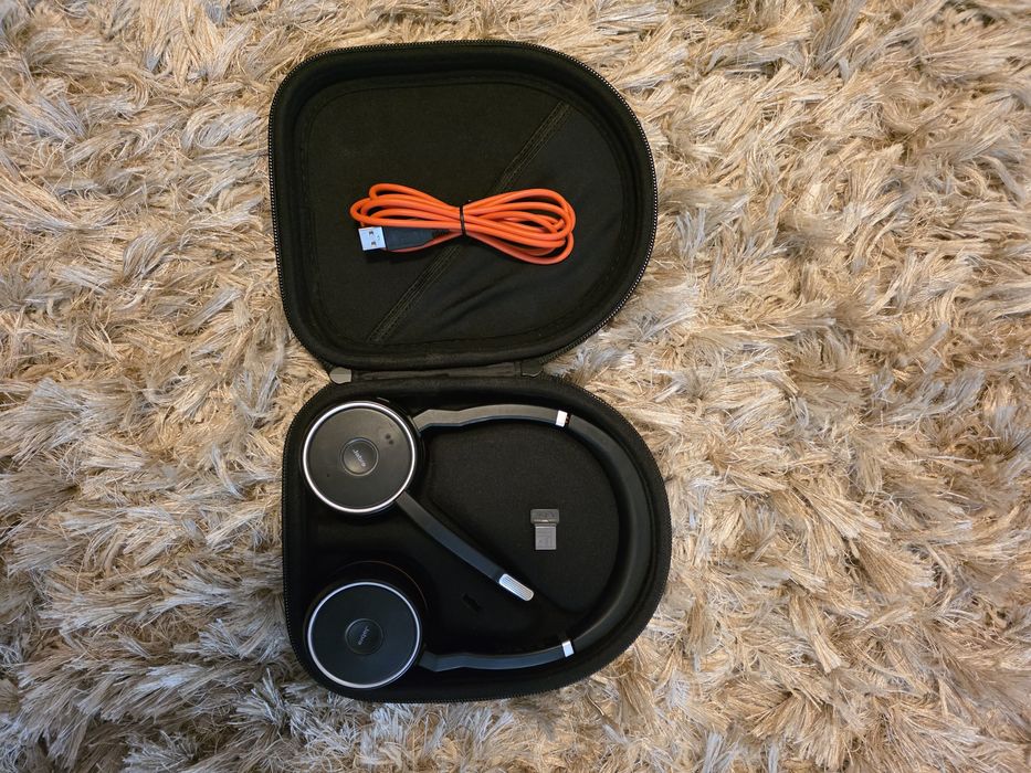 Casti Jabra Evolve 75 + suport de incarcare