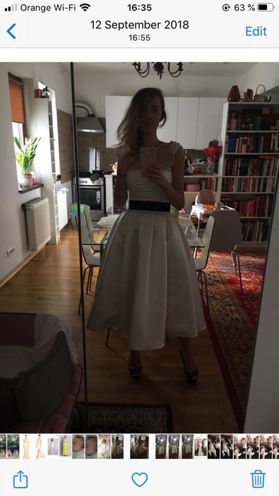 Rochie alba Elisabetta Franchi