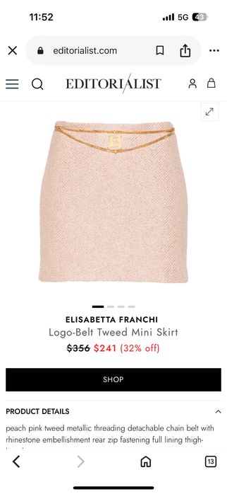 Пола Elisabetta Franchi чисто нова