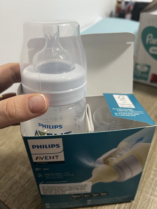 2 biberoane anti-colici 0+ luni, Avent philips