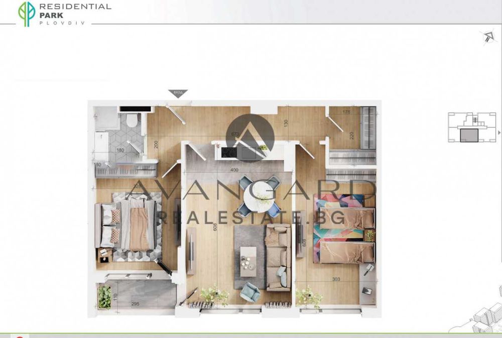 Продава се Тристаен апартамент в Пловдив, Тракия - 100 кв.м за 1500 €/кв.м - Снимка #15