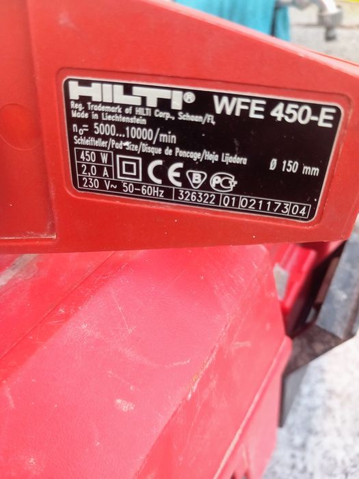 Hilti WFE 450-E Шлайфмашина