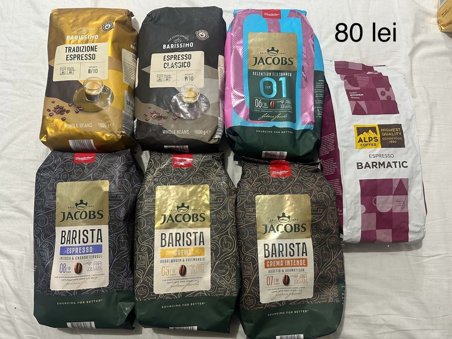 Cafea boabe lavazza dallmayr jacobs 1kg