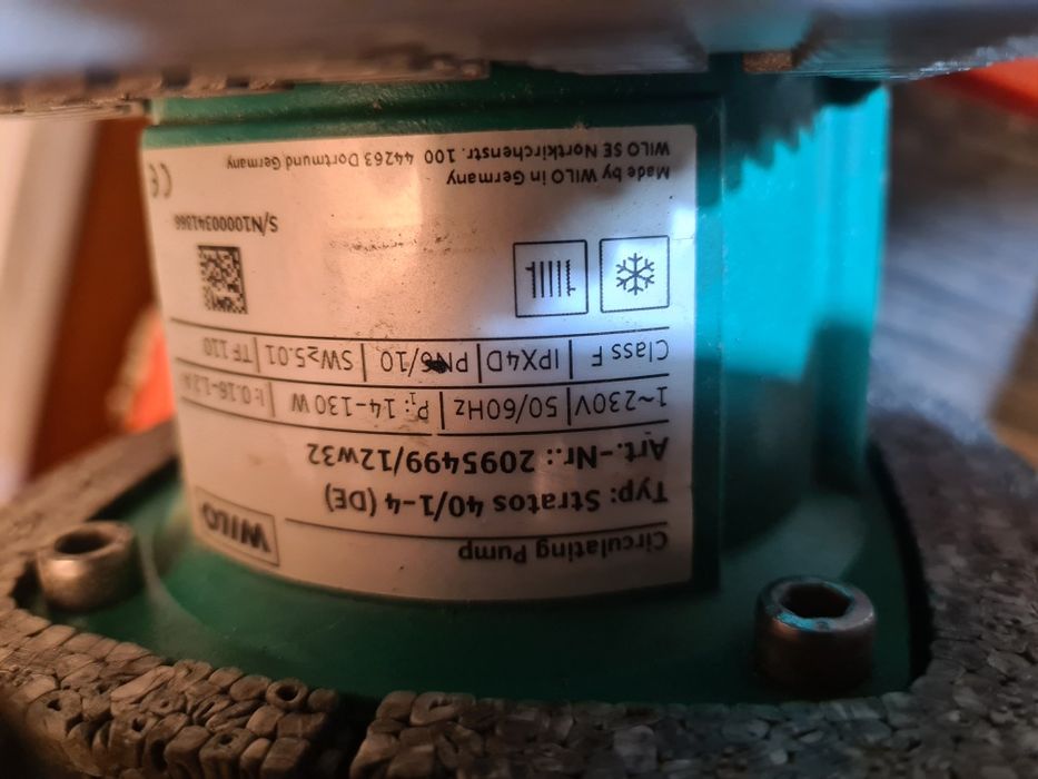 6 pompe de recirculare wilo, 1-30 mc/h