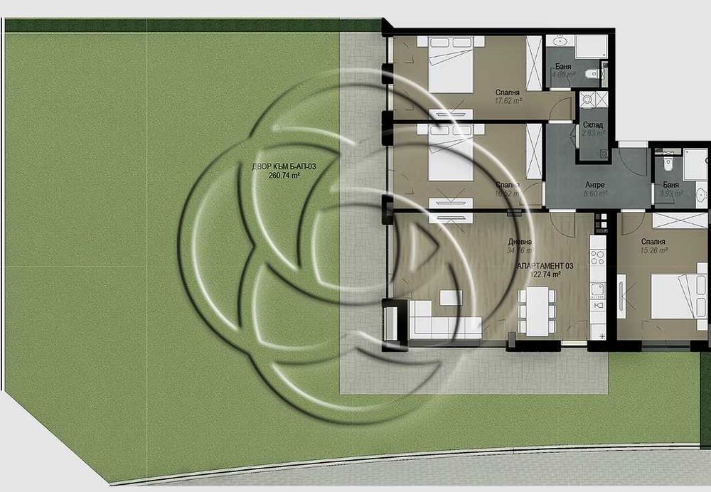 Продава се Многостаен апартамент в София, Витоша - 146 кв.м за 2093 €/кв.м - Снимка #5