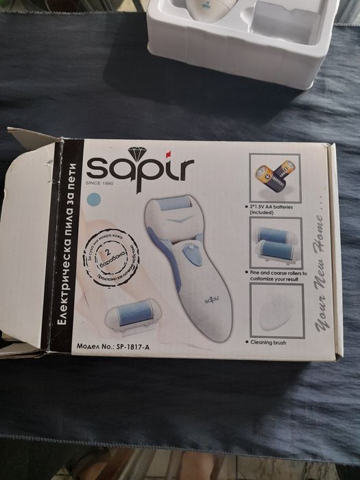 Епилатор BRAUN silkepil и електрическа пила за пети