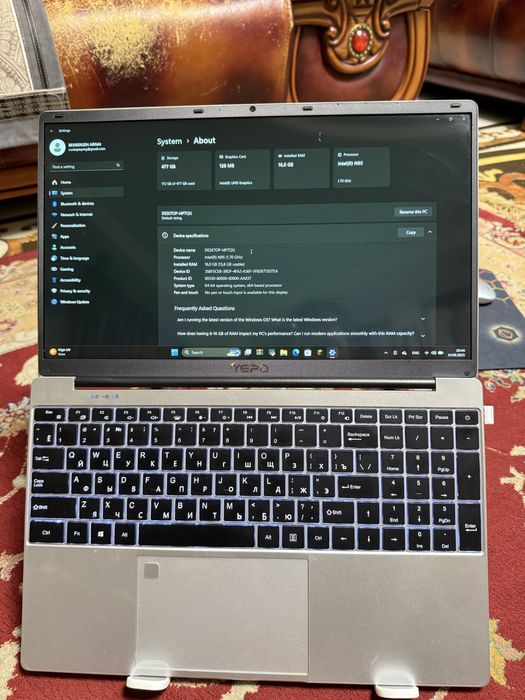 Ноутбук Yepo продается