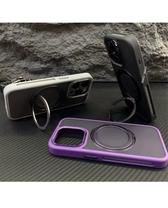 Iphone 15/16 PRO/15 PRO MAX/15 PLUS Husa Magsafe Metalic Anti Soc