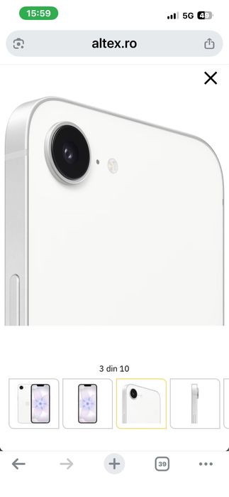 Iphone 17e alb 256GB Nou in Garantie 2 ani include husa protectoare cu folie confidentiala