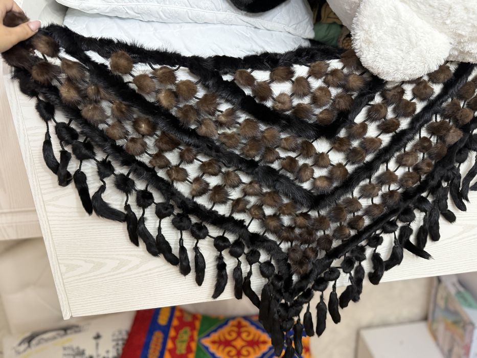 Шарф   норковая.