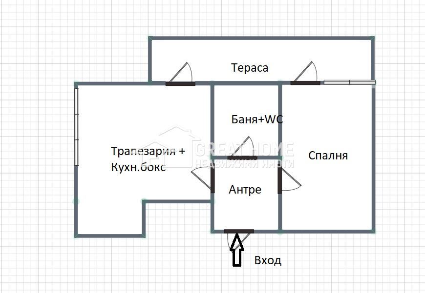 Двустаен ! Среден Етаж ! Солигена !