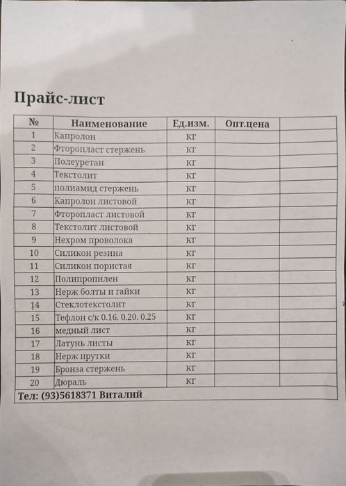 Текстолит и стеклотекстолит капралон пластик листы