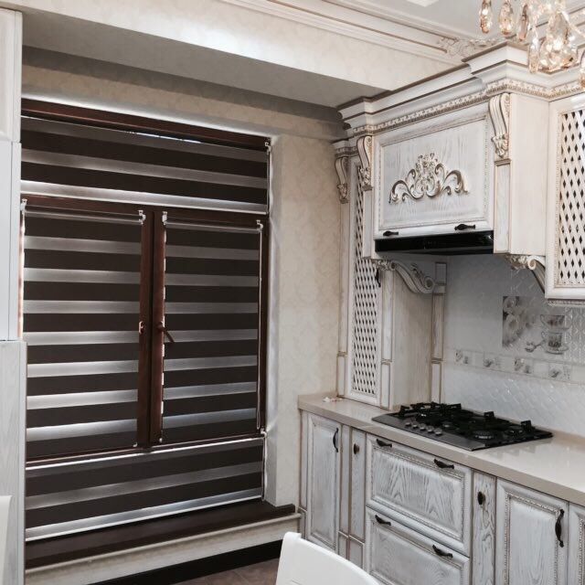 Foto jaluzi kombo жалюзи вертикални и гаризантални