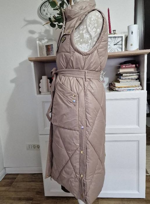 Geaca iarna cu blanita naturala