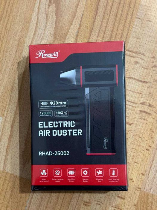 Беспроводной воздуходув Rosewill Cordless Air Duster 120000 оборот/мин