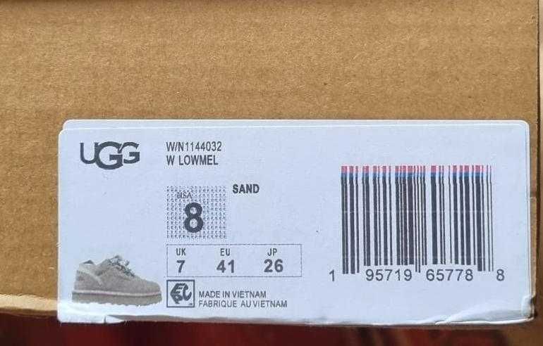 Adidasi/Botine UGG Lowmel Sand, dama, marimea EU 41, US 8, UK 7