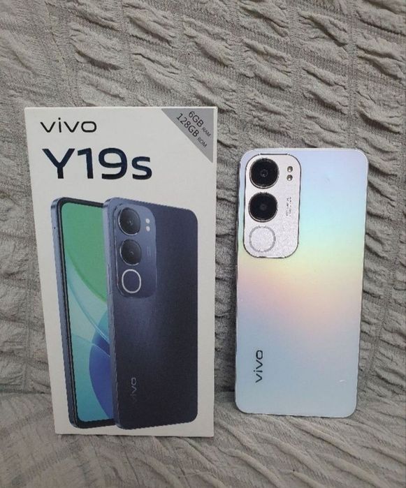 Vivo Y19S 12/128GB Silver Igravoy Karobka Original Sastayani Yaxshi