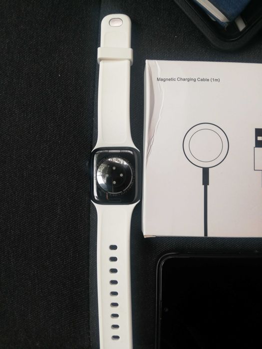 Appel Watch series 8 41mm aluminum & ceramic като нов