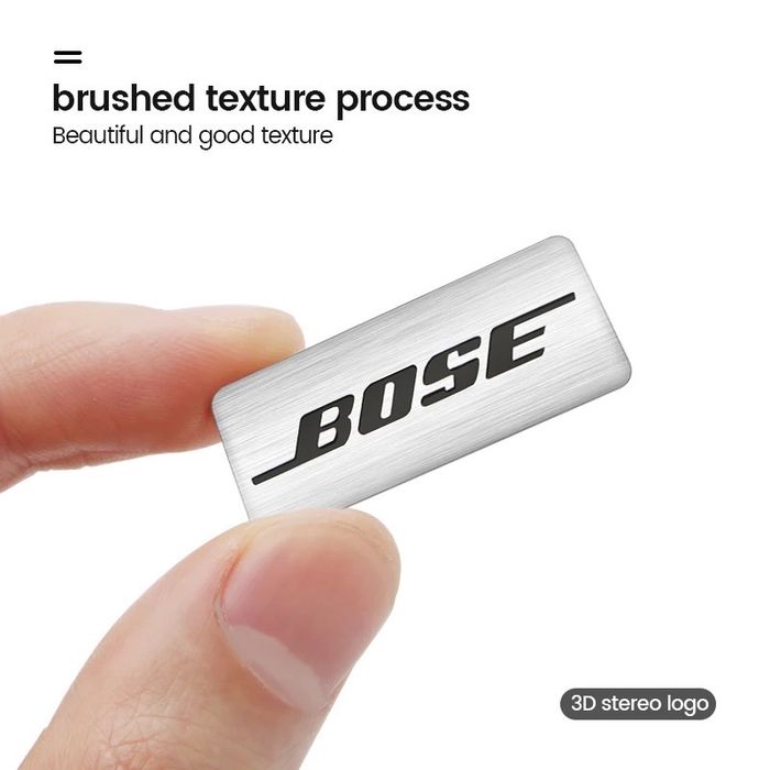 Set 4 embleme/emblema Bose boxa auto ornament