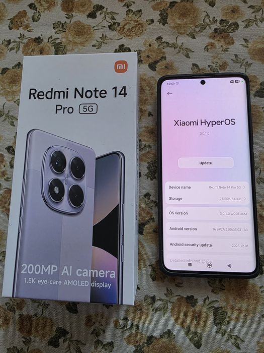 Redmi Note 14 Pro 5G с Гаранция