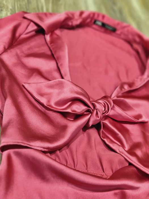 Рокля  ZARA / сатен
