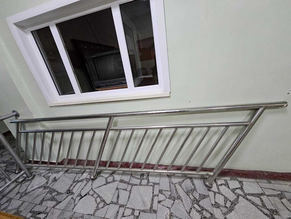 Перила хромированные