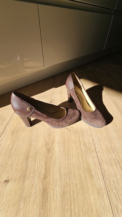 GEOX pantofi piele intoarsa