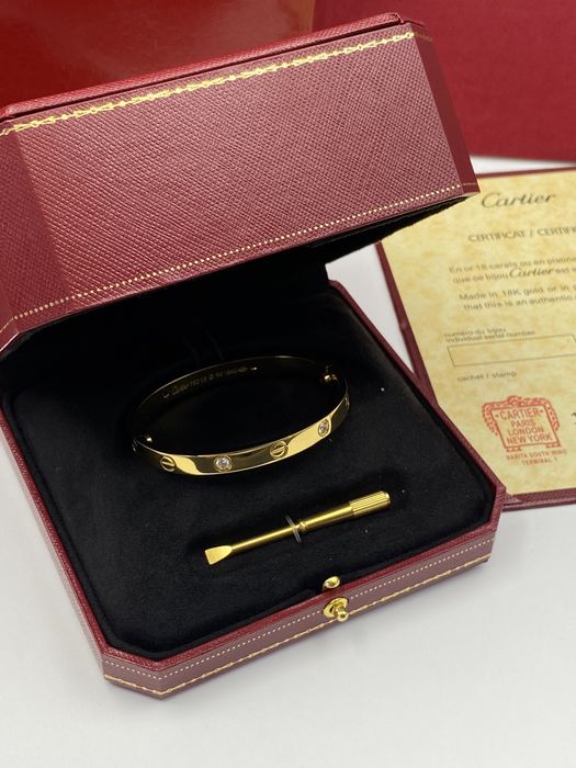 Brățară Cartier 16 Gold 750 Diamond