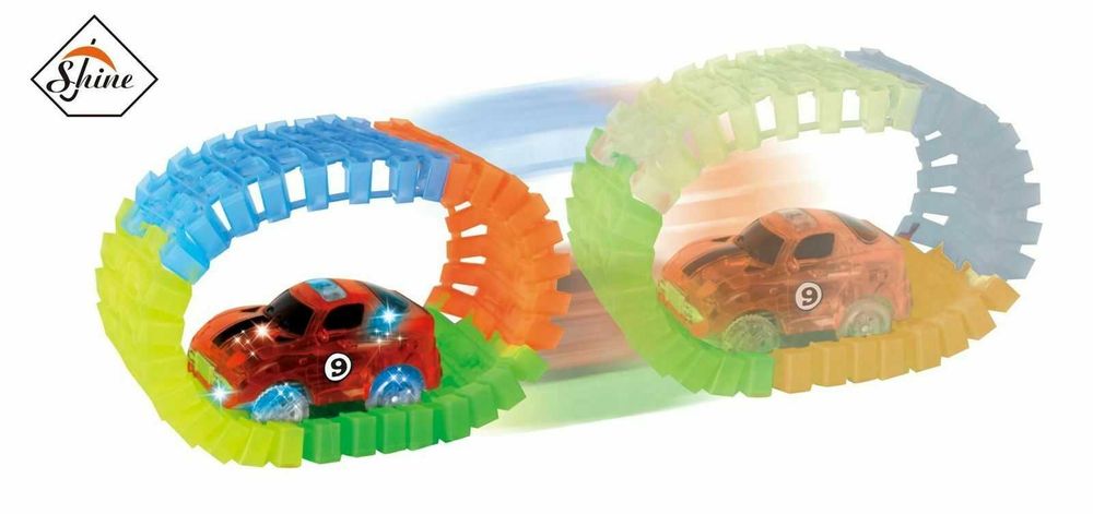 Меджик тракс 220 части светеща писта MAGIC TRACKS количка кола игра
