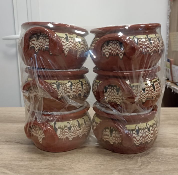 Гювечета от троянска керамика - 6 бр