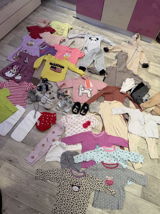 Детская одежда для девочки пакетом до 1,5 года